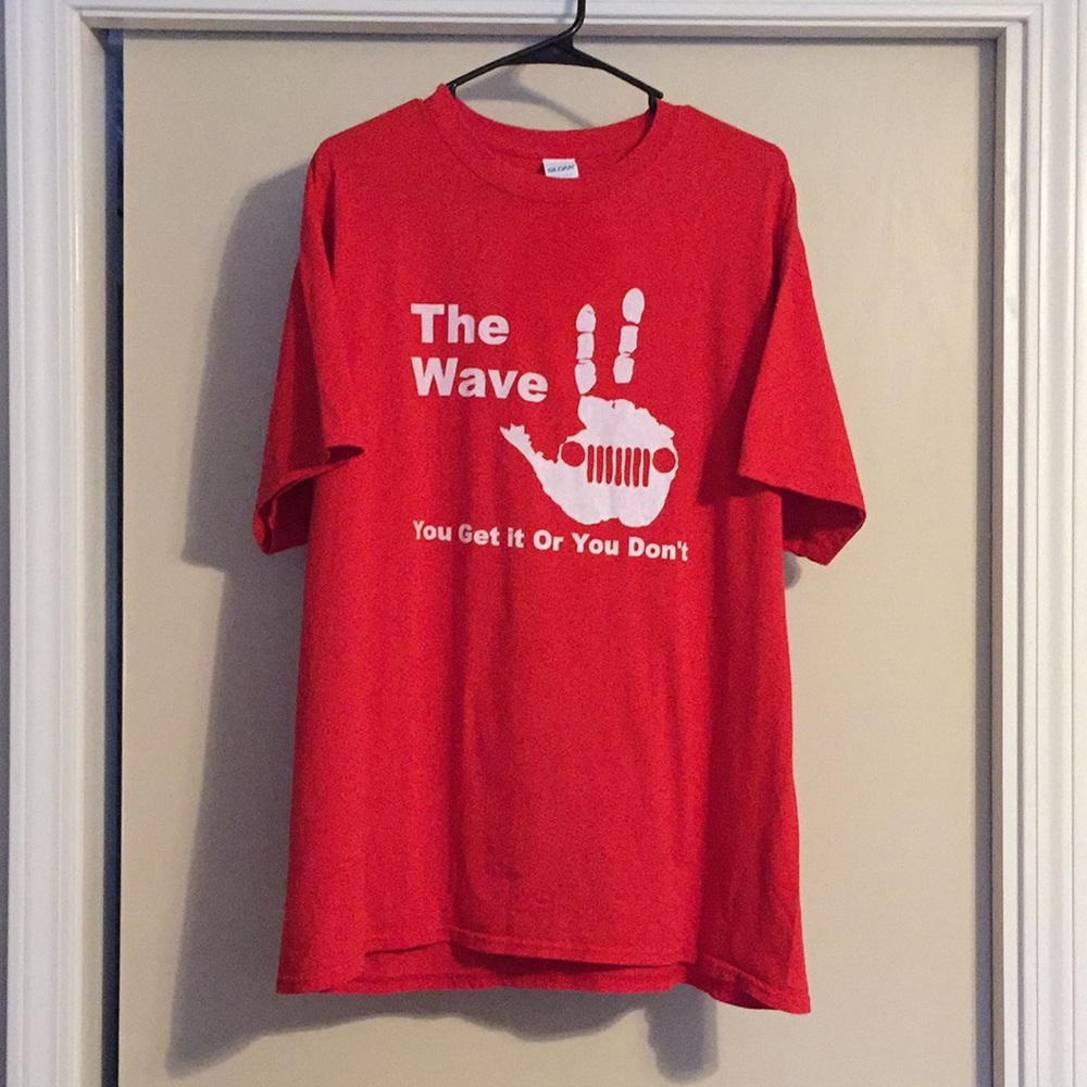 Red Jeep T-shirt